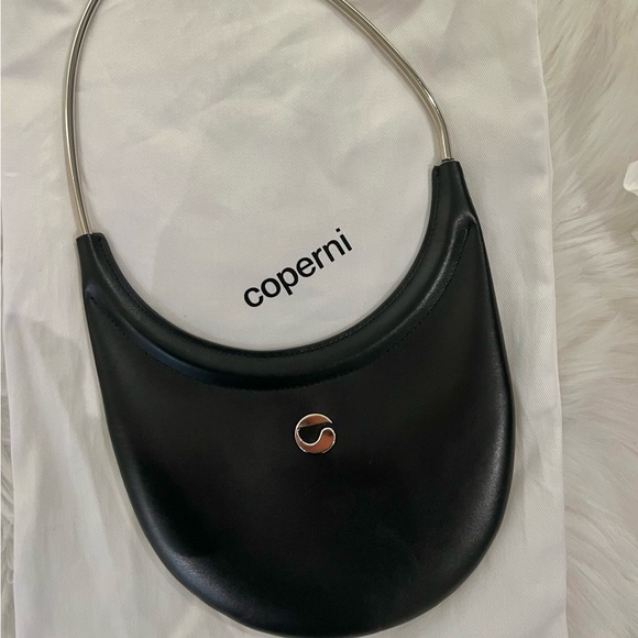 Coperni ring swipe leather shoulder bag - Picture 5 of 6